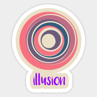 illusion Sticker